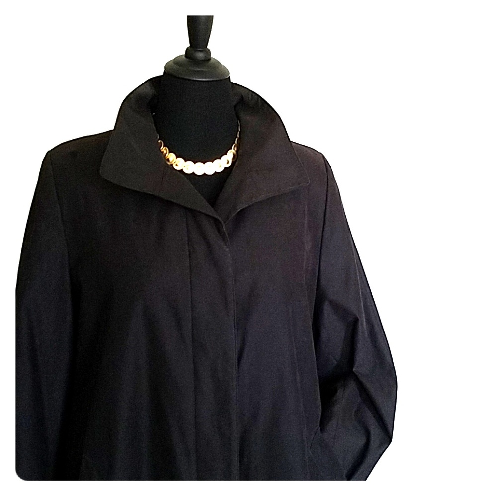 London Fog Raincoat with Winter-Weight Lining.